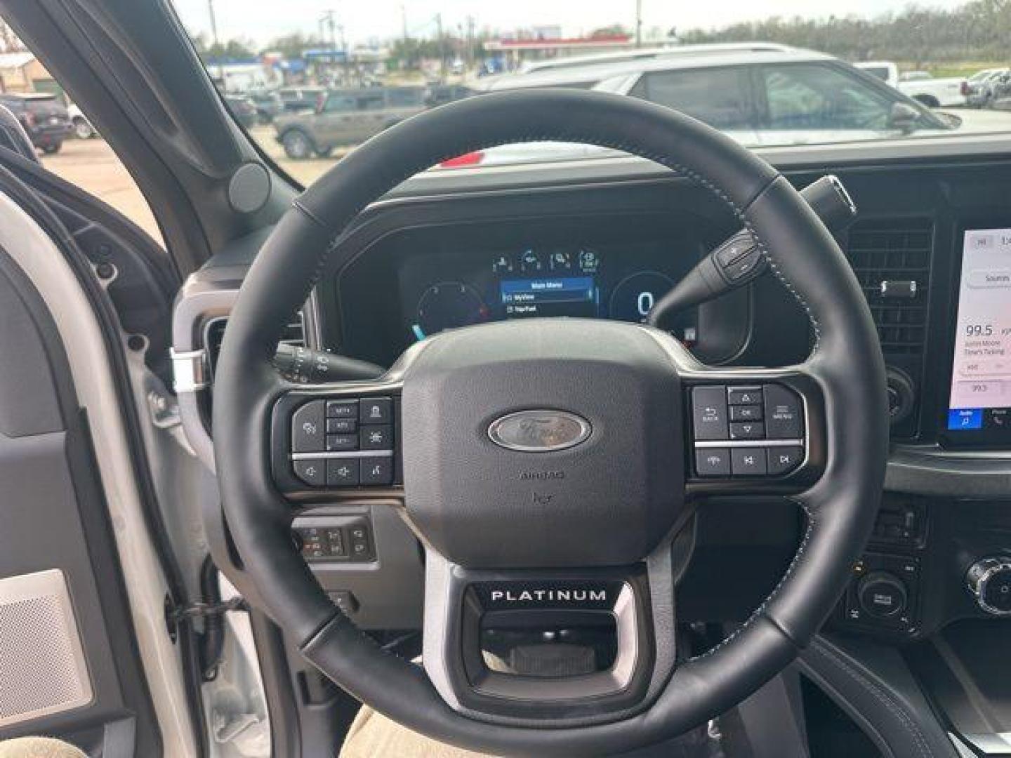 2026 Star White Metallic Tri-Coat /Black Onyx Ford F-250SD Platinum (1FT8W2BMXTE) with an 6.7L High Output Power Stroke V8 Diesel engine, Automatic transmission, located at 1105 E Mulberry, Kaufman, TX, 75142, (972) 962-2151, 32.589550, -96.300926 - Photo#9