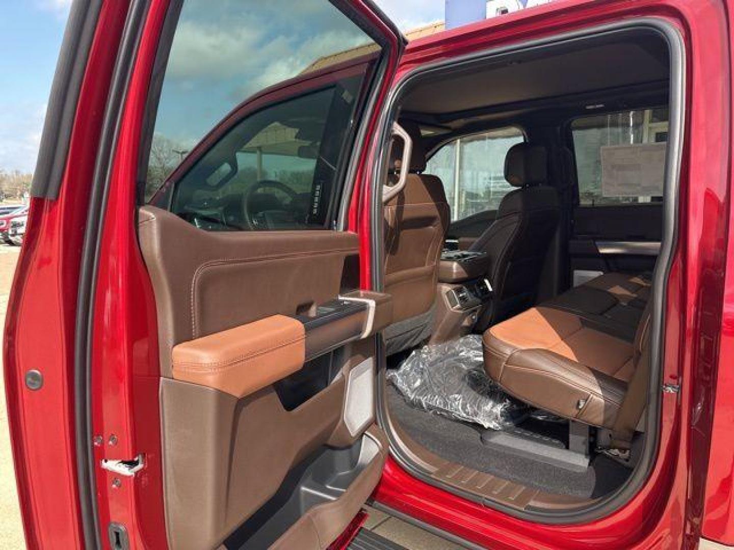 2026 Ruby Red Metallic Tinted Clearcoat /Kr Bucket Seats Ford F-150 King Ranch (1FTFW6L85TF) with an 3.5L V6 EcoBoost engine, Automatic transmission, located at 1105 E Mulberry, Kaufman, TX, 75142, (972) 962-2151, 32.589550, -96.300926 - 4WD.<br>Ruby Red Metallic Tinted Clearcoat 2026 Ford F-150 4D SuperCrew King Ranch 4WD 10-Speed Automatic 3.5L V6 EcoBoost 18/23 City/Highway MPG Price includes: $500 - Retail Customer Cash. Exp. 04/30/2026 - Photo#10