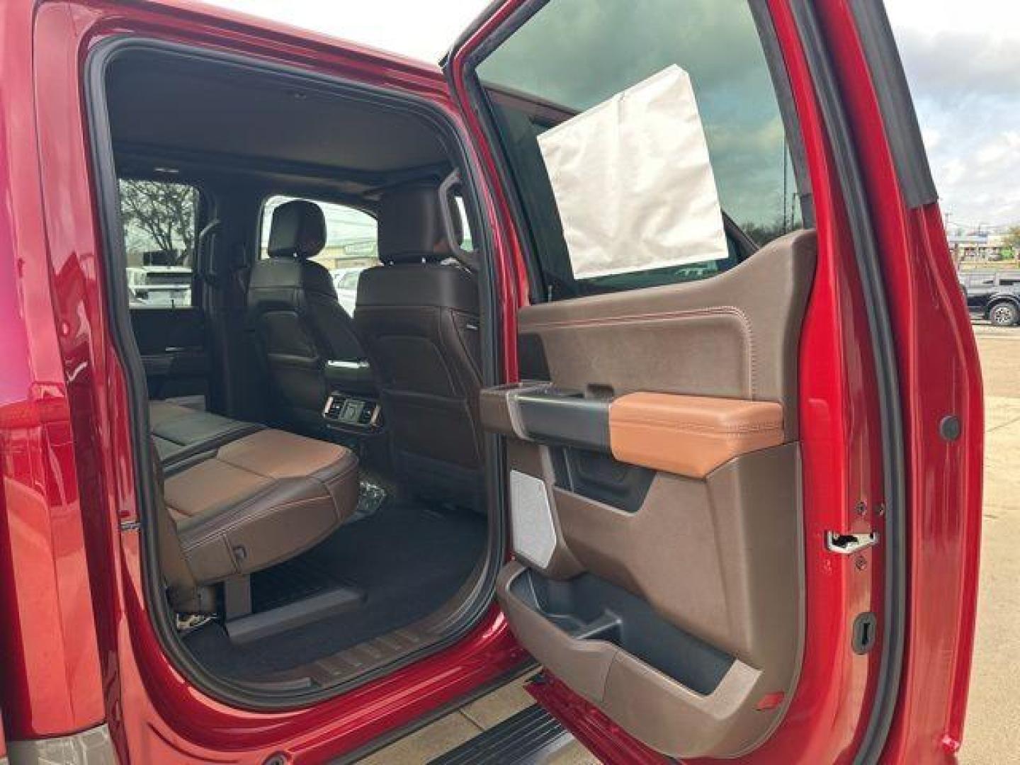 2026 Ruby Red Metallic Tinted Clearcoat /Kr Bucket Seats Ford F-150 King Ranch (1FTFW6L85TF) with an 3.5L V6 EcoBoost engine, Automatic transmission, located at 1105 E Mulberry, Kaufman, TX, 75142, (972) 962-2151, 32.589550, -96.300926 - 4WD.<br>Ruby Red Metallic Tinted Clearcoat 2026 Ford F-150 4D SuperCrew King Ranch 4WD 10-Speed Automatic 3.5L V6 EcoBoost 18/23 City/Highway MPG Price includes: $500 - Retail Customer Cash. Exp. 04/30/2026 - Photo#13