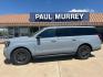 2026 Glacier Gray Metallic Tri-Coat /Black Ford Expedition Max Platinum (1FMJK1M85TE) with an EcoBoost 3.5L V6 GTDi DOHC 24V Twin Turbocharged engine, Automatic transmission, located at 1105 E Mulberry, Kaufman, TX, 75142, (972) 962-2151, 32.589550, -96.300926 - Photo#0