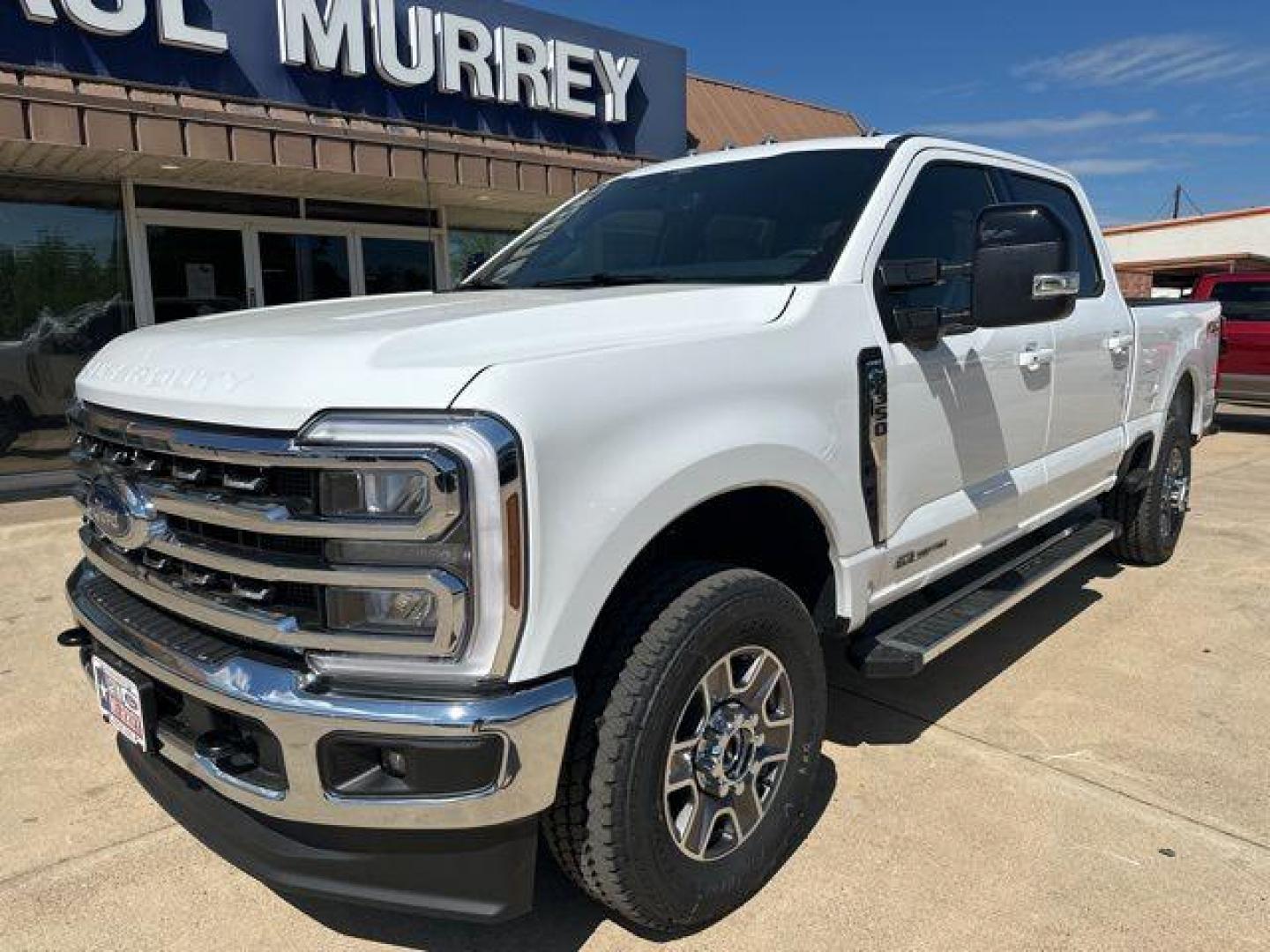 2026 Oxford White /Baja Ford F-350SD Lariat (1FT8W3BT4TE) with an Power Stroke 6.7L V8 DI 32V OHV Turbodiesel engine, Automatic transmission, located at 1105 E Mulberry, Kaufman, TX, 75142, (972) 962-2151, 32.589550, -96.300926 - $3,554 off MSRP!<br><br>4WD.<br>Oxford White 2026 Ford F-350SD 4D Crew Cab Lariat 4WD 10-Speed Automatic Power Stroke 6.7L V8 DI 32V OHV Turbodiesel - Photo#1