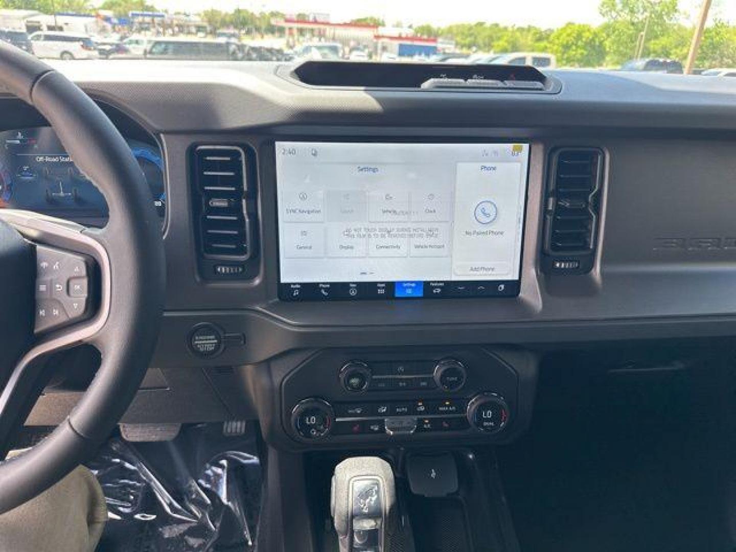 2026 Carbonized Gray Metallic /Black Onyx Interior Ford Bronco Big Bend (1FMDE7BH1TL) with an 2.3L EcoBoost I-4 engine, Automatic transmission, located at 1105 E Mulberry, Kaufman, TX, 75142, (972) 962-2151, 32.589550, -96.300926 - $750 off MSRP!<br><br><br>Carbonized Gray Metallic 2026 Ford Bronco 4D Sport Utility Big Bend 4WD 10-Speed Automatic 2.3L EcoBoost I-4 18/22 City/Highway MPG Price includes: $750 - Retail Customer Cash. Exp. 04/30/2026 - Photo#8