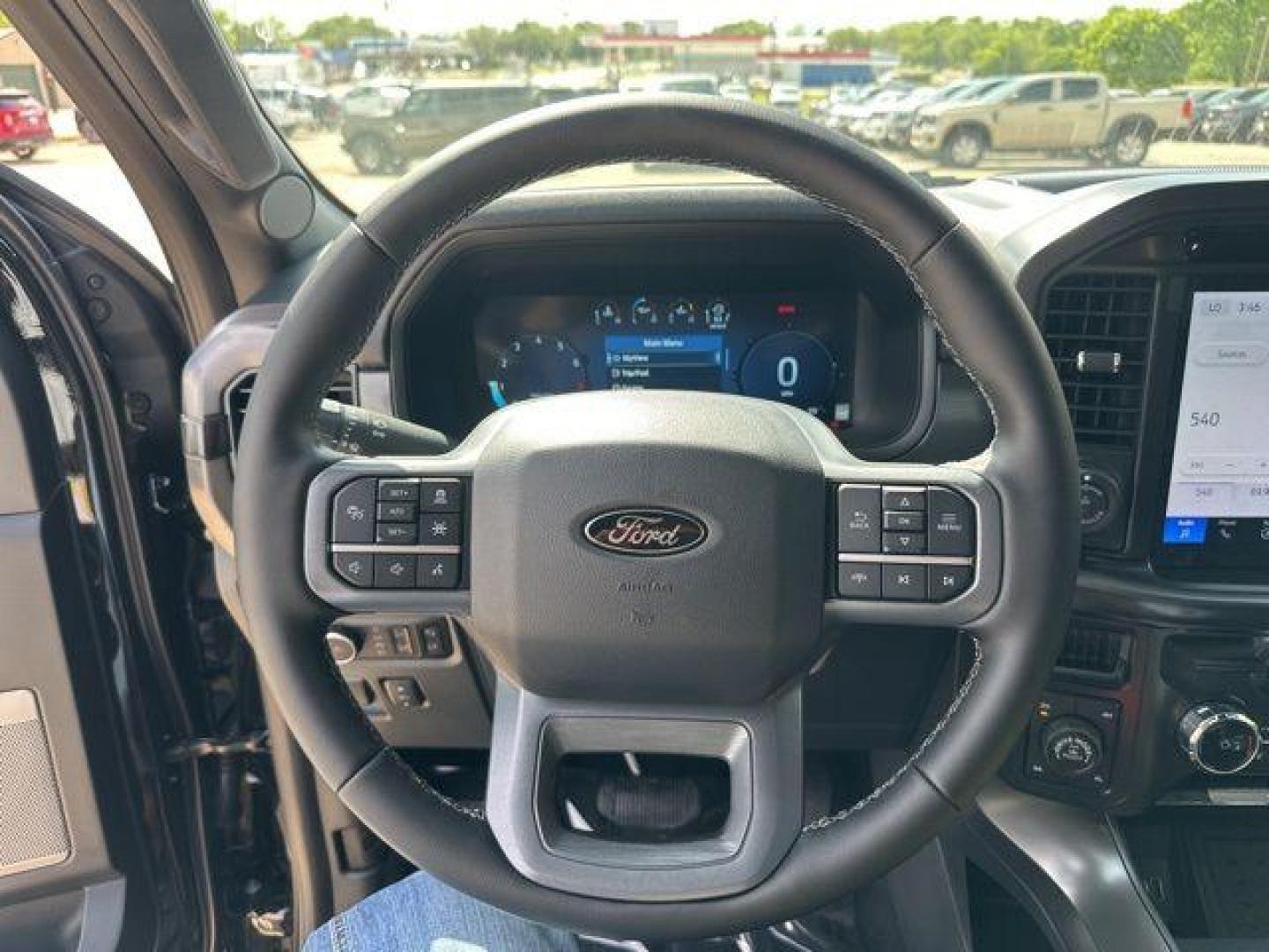 2026 Agate Black Metallic /Black Ford F-150 Lariat (1FTFW5L52TF) with an 5.0L V8 engine, Automatic transmission, located at 1105 E Mulberry, Kaufman, TX, 75142, (972) 962-2151, 32.589550, -96.300926 - 4WD.<br>Agate Black Metallic 2026 Ford F-150 4D SuperCrew Lariat 4WD 10-Speed Automatic 5.0L V8 17/22 City/Highway MPG - Photo#8