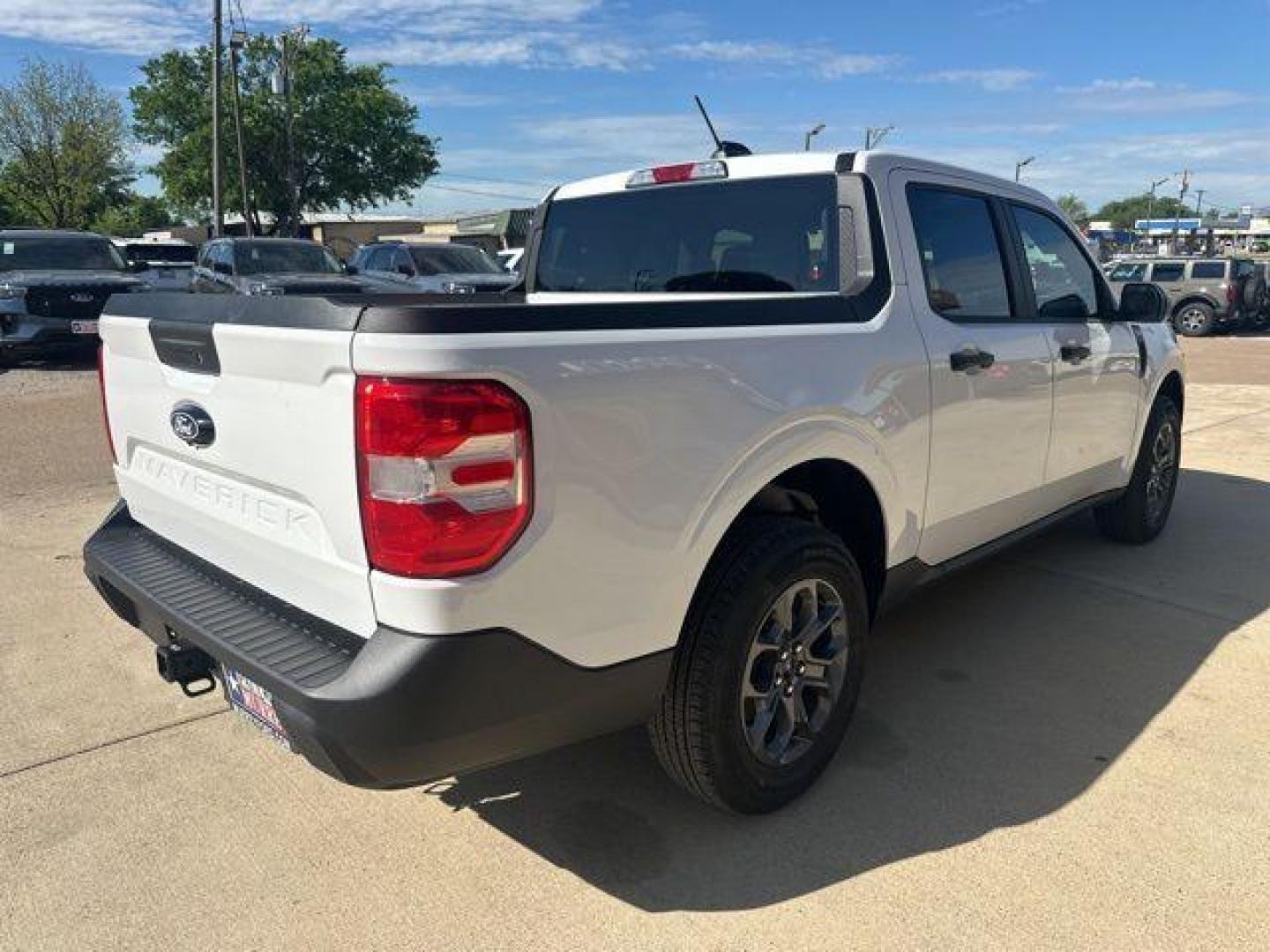 2026 Oxford White /Gray Ford Maverick XLT (3FTTW8H38TR) with an 2.5L I-4 Hybrid engine, CVT transmission, located at 1105 E Mulberry, Kaufman, TX, 75142, (972) 962-2151, 32.589550, -96.300926 - Photo#3