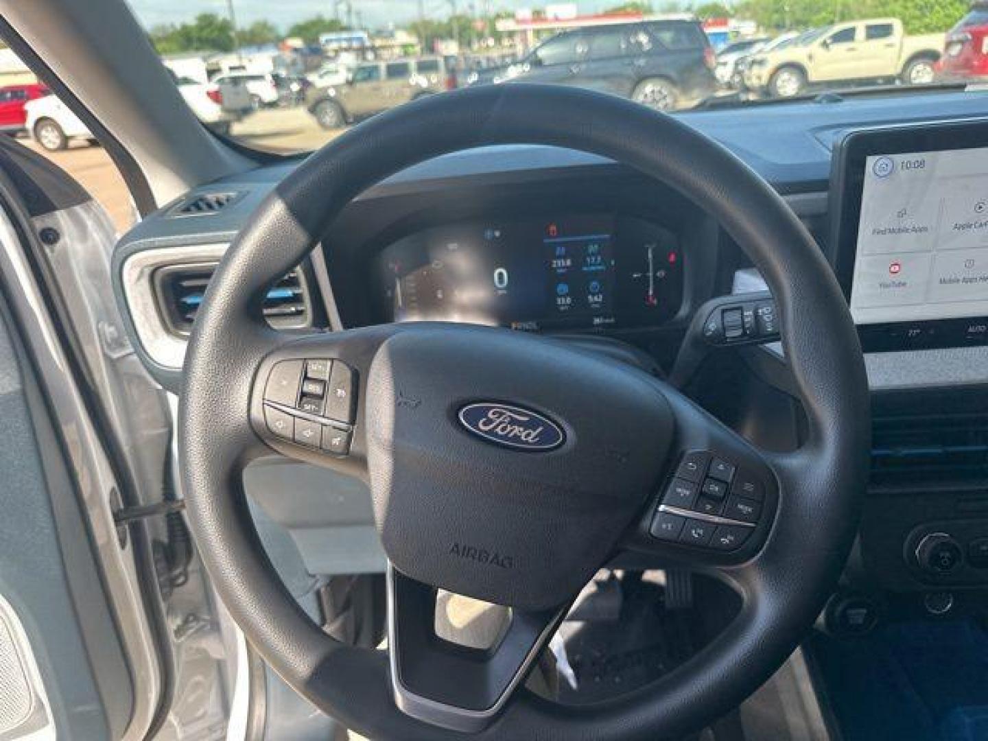 2026 Oxford White /Gray Ford Maverick XLT (3FTTW8H38TR) with an 2.5L I-4 Hybrid engine, CVT transmission, located at 1105 E Mulberry, Kaufman, TX, 75142, (972) 962-2151, 32.589550, -96.300926 - Photo#7