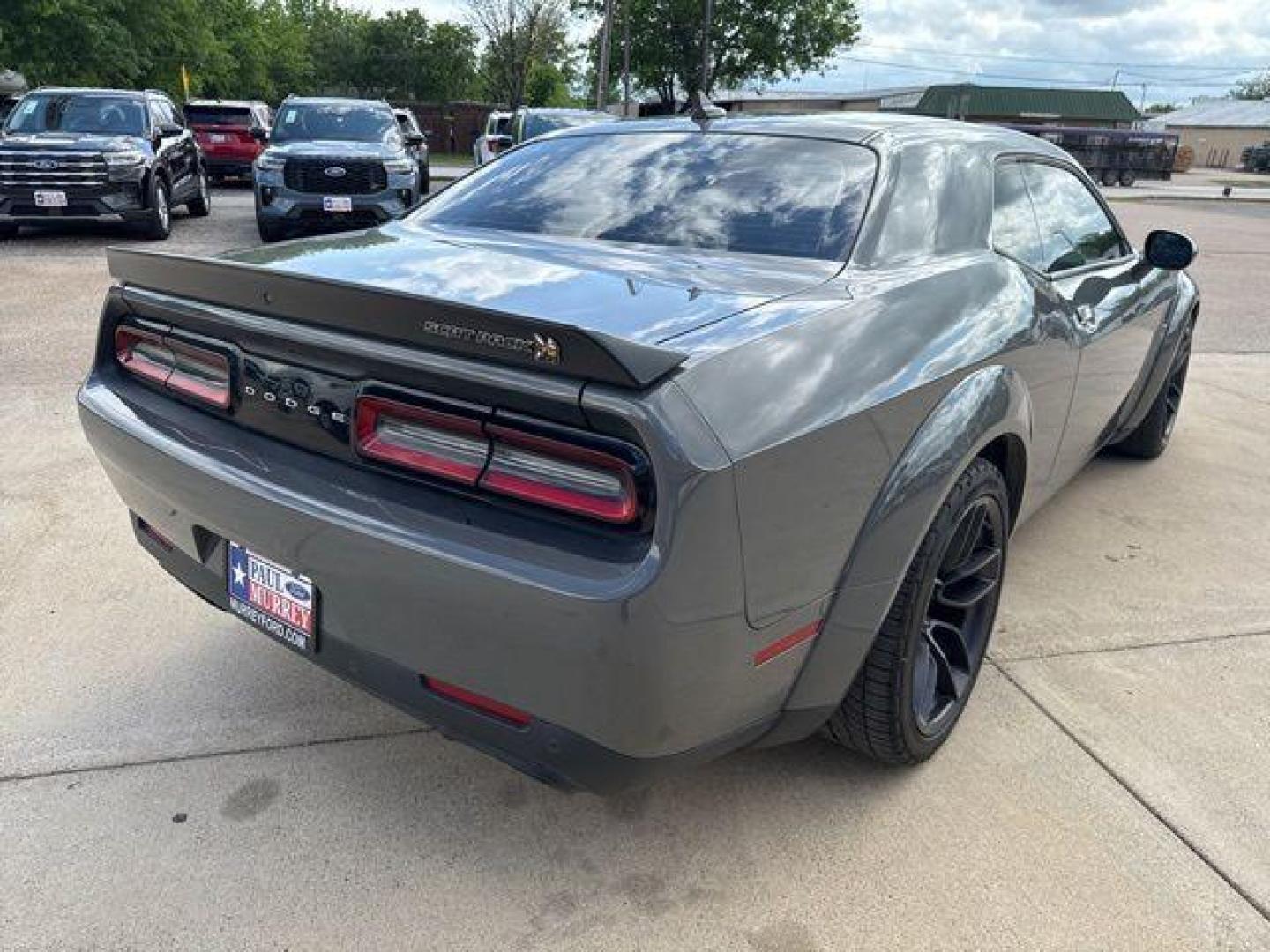 2023 Destroyer Gray Clearcoat /Black Dodge Challenger R/T Scat Pack Widebody (2C3CDZFJ4PH) with an SRT HEMI 6.4L V8 MDS engine, Automatic transmission, located at 1105 E Mulberry, Kaufman, TX, 75142, (972) 962-2151, 32.589550, -96.300926 - Destroyer Gray Clearcoat 2023 Dodge Challenger 2D Coupe R/T Scat Pack Widebody RWD 8-Speed Automatic SRT HEMI 6.4L V8 MDS Priced below KBB Fair Purchase Price!<br><br><br>Recent Arrival!<br><br><br>Please call Paul Murrey Ford Inc. In Kaufman Texas A Family Dealership Since 1952 Serving the Dallas F - Photo#28