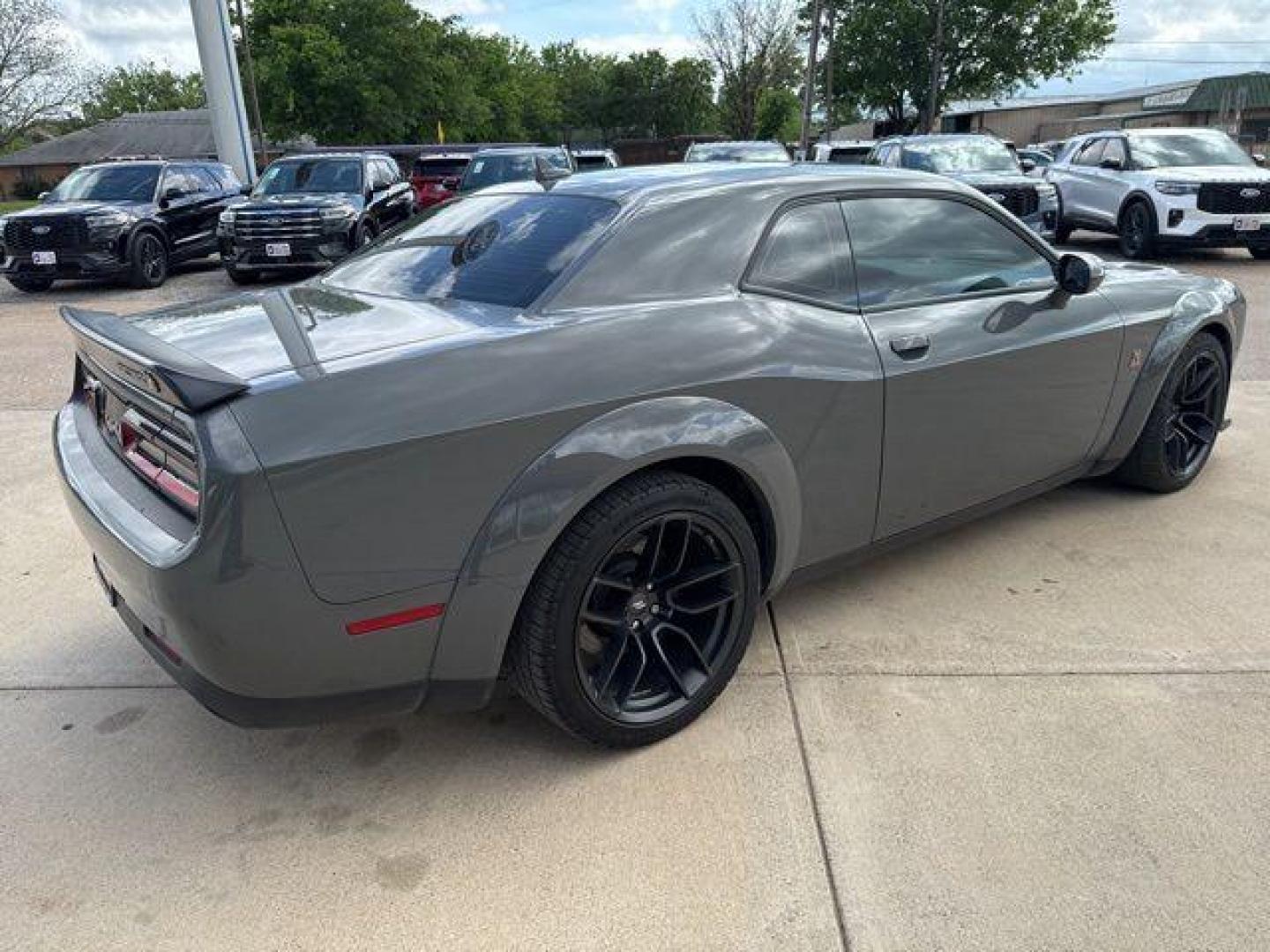2023 Destroyer Gray Clearcoat /Black Dodge Challenger R/T Scat Pack Widebody (2C3CDZFJ4PH) with an SRT HEMI 6.4L V8 MDS engine, Automatic transmission, located at 1105 E Mulberry, Kaufman, TX, 75142, (972) 962-2151, 32.589550, -96.300926 - Destroyer Gray Clearcoat 2023 Dodge Challenger 2D Coupe R/T Scat Pack Widebody RWD 8-Speed Automatic SRT HEMI 6.4L V8 MDS Priced below KBB Fair Purchase Price!<br><br><br>Recent Arrival!<br><br><br>Please call Paul Murrey Ford Inc. In Kaufman Texas A Family Dealership Since 1952 Serving the Dallas F - Photo#29
