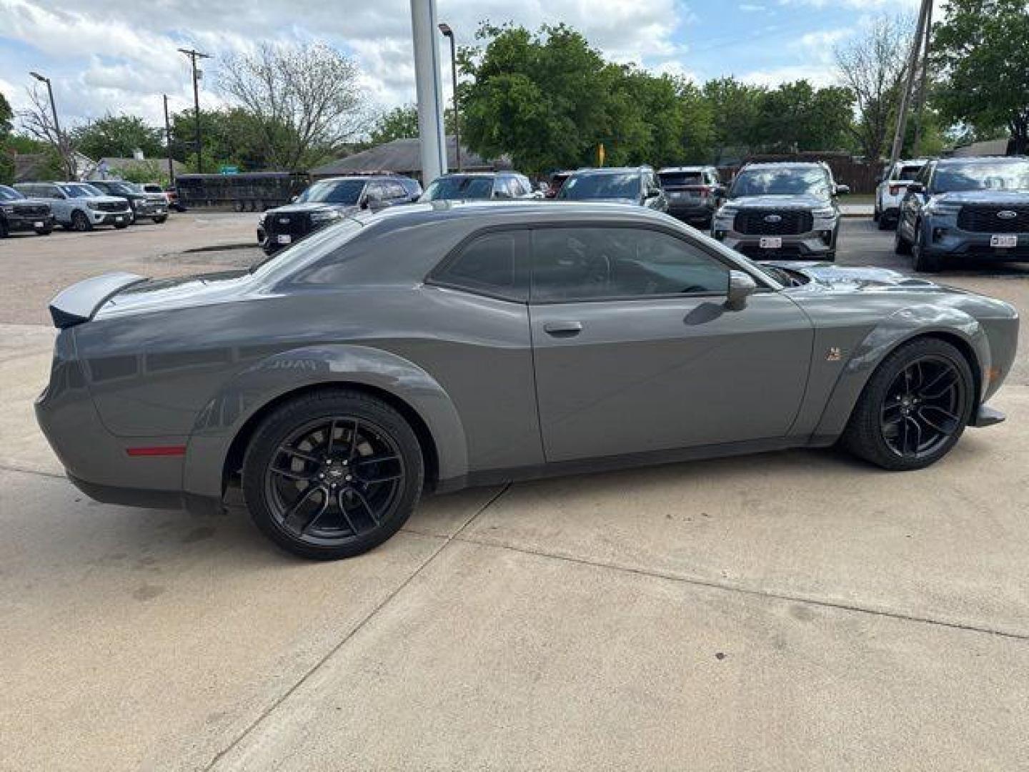 2023 Destroyer Gray Clearcoat /Black Dodge Challenger R/T Scat Pack Widebody (2C3CDZFJ4PH) with an SRT HEMI 6.4L V8 MDS engine, Automatic transmission, located at 1105 E Mulberry, Kaufman, TX, 75142, (972) 962-2151, 32.589550, -96.300926 - Destroyer Gray Clearcoat 2023 Dodge Challenger 2D Coupe R/T Scat Pack Widebody RWD 8-Speed Automatic SRT HEMI 6.4L V8 MDS Priced below KBB Fair Purchase Price!<br><br><br>Recent Arrival!<br><br><br>Please call Paul Murrey Ford Inc. In Kaufman Texas A Family Dealership Since 1952 Serving the Dallas F - Photo#30