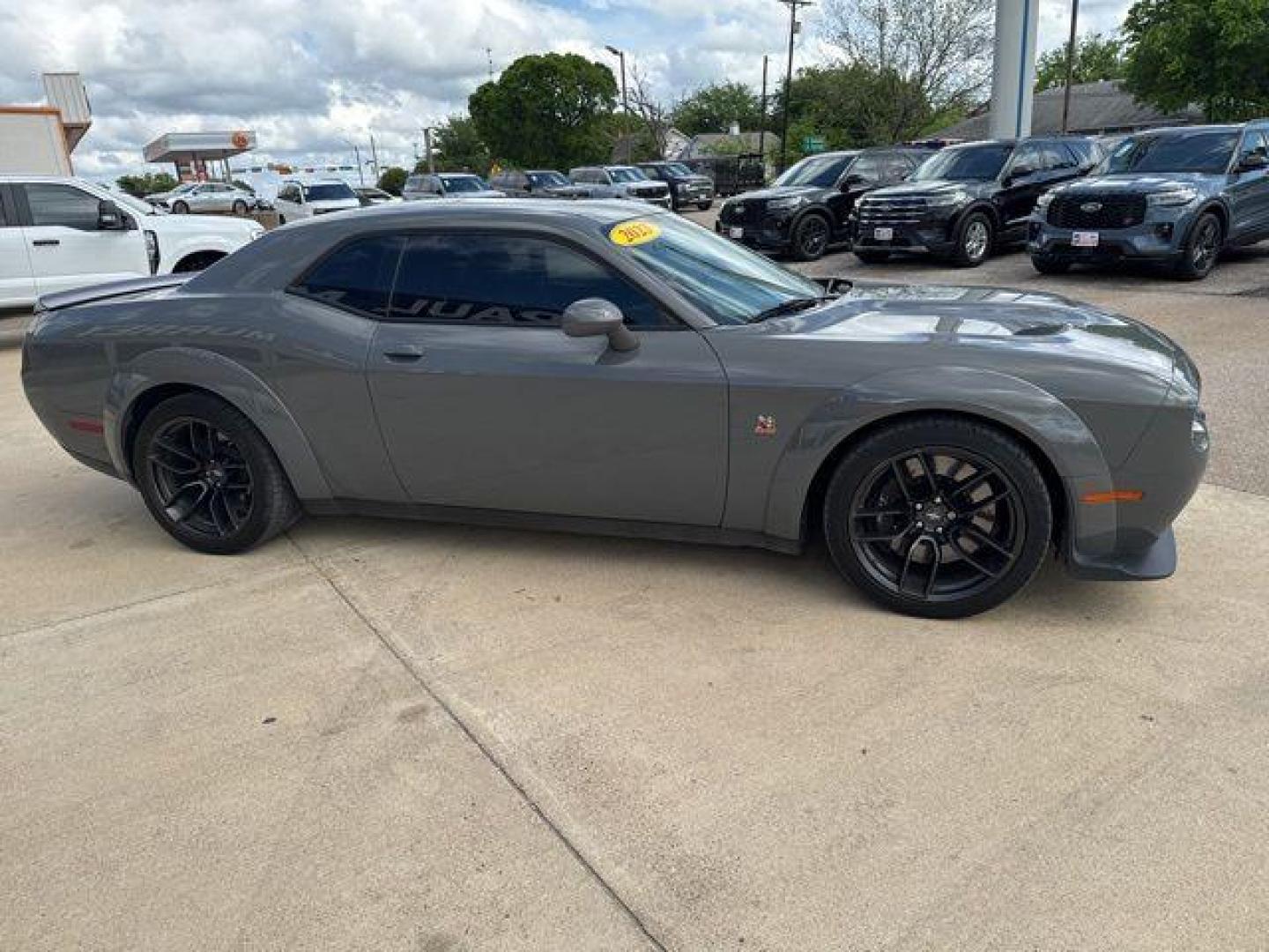 2023 Destroyer Gray Clearcoat /Black Dodge Challenger R/T Scat Pack Widebody (2C3CDZFJ4PH) with an SRT HEMI 6.4L V8 MDS engine, Automatic transmission, located at 1105 E Mulberry, Kaufman, TX, 75142, (972) 962-2151, 32.589550, -96.300926 - Destroyer Gray Clearcoat 2023 Dodge Challenger 2D Coupe R/T Scat Pack Widebody RWD 8-Speed Automatic SRT HEMI 6.4L V8 MDS Priced below KBB Fair Purchase Price!<br><br><br>Recent Arrival!<br><br><br>Please call Paul Murrey Ford Inc. In Kaufman Texas A Family Dealership Since 1952 Serving the Dallas F - Photo#32