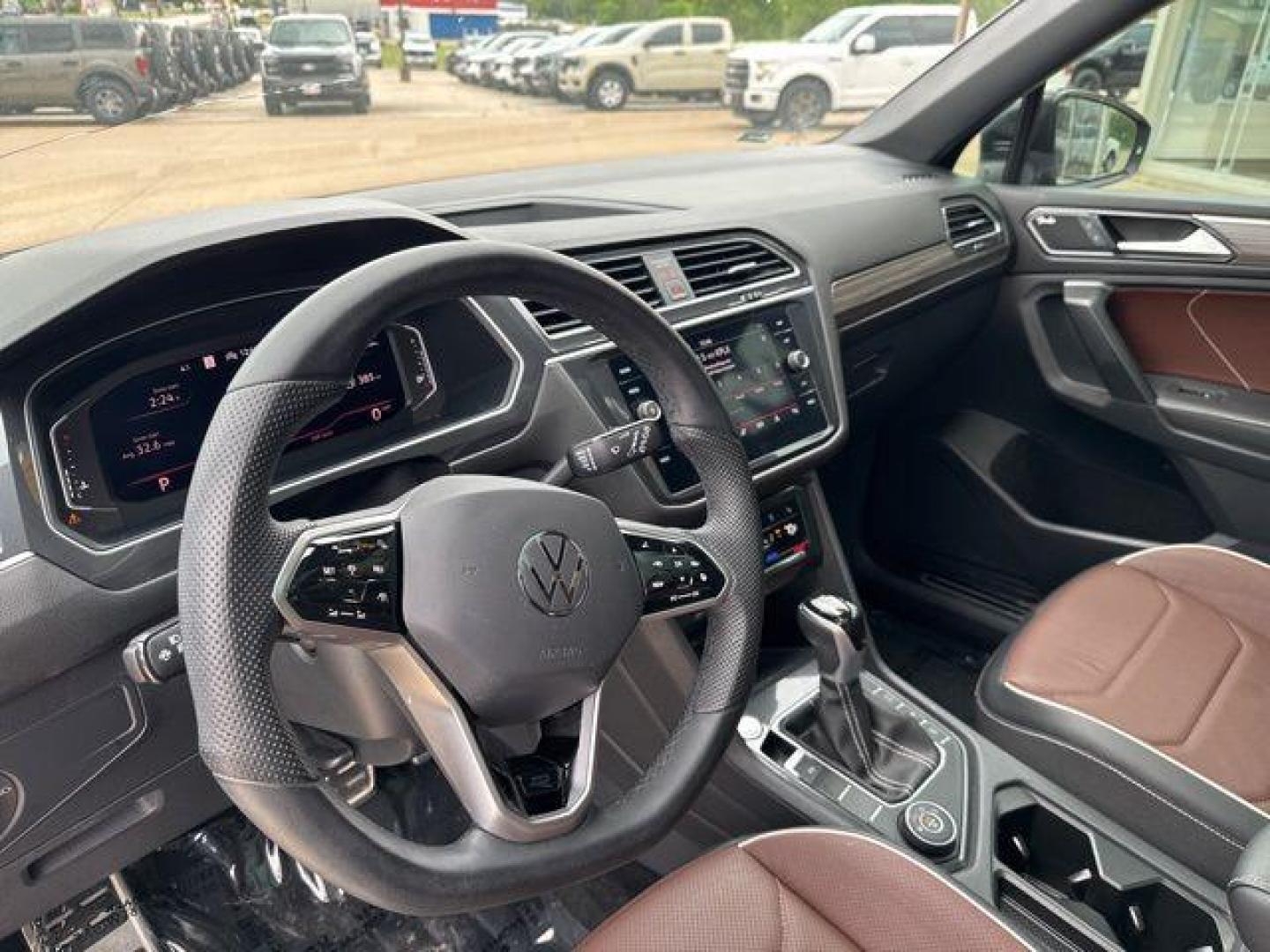2024 Deep Black /Noisette Brown Volkswagen Tiguan 2.0T SEL R-Line (3VV4B7AX6RM) with an 2.0L TSI DOHC engine, Automatic transmission, located at 1105 E Mulberry, Kaufman, TX, 75142, (972) 962-2151, 32.589550, -96.300926 - Deep Black 2024 Volkswagen Tiguan 4D Sport Utility 2.0T SEL R-Line AWD 8-Speed Automatic with Tiptronic 2.0L TSI DOHC AWD.<br><br><br>Recent Arrival! Odometer is 1646 miles below market average! 22/29 City/Highway MPG<br><br><br>Please call Paul Murrey Ford Inc. In Kaufman Texas A Family Dealership - Photo#9