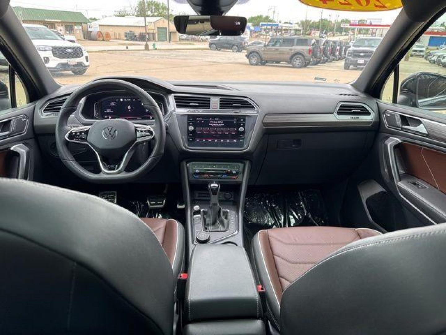 2024 Deep Black /Noisette Brown Volkswagen Tiguan 2.0T SEL R-Line (3VV4B7AX6RM) with an 2.0L TSI DOHC engine, Automatic transmission, located at 1105 E Mulberry, Kaufman, TX, 75142, (972) 962-2151, 32.589550, -96.300926 - Deep Black 2024 Volkswagen Tiguan 4D Sport Utility 2.0T SEL R-Line AWD 8-Speed Automatic with Tiptronic 2.0L TSI DOHC AWD.<br><br><br>Recent Arrival! Odometer is 1646 miles below market average! 22/29 City/Highway MPG<br><br><br>Please call Paul Murrey Ford Inc. In Kaufman Texas A Family Dealership - Photo#23