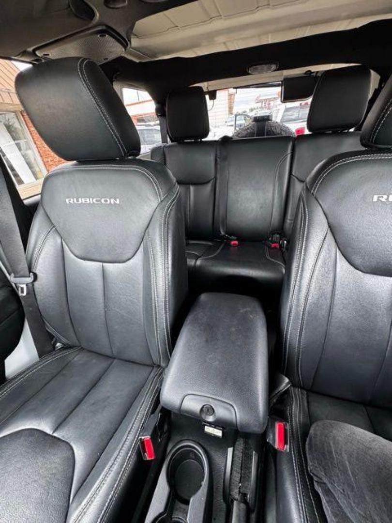 2017 Bright White Clearcoat /Black Jeep Wrangler Unlimited Rubicon (1C4BJWFGXHL) with an 3.6L V6 24V VVT engine, Automatic transmission, located at 1105 E Mulberry, Kaufman, TX, 75142, (972) 962-2151, 32.589550, -96.300926 - Photo#13