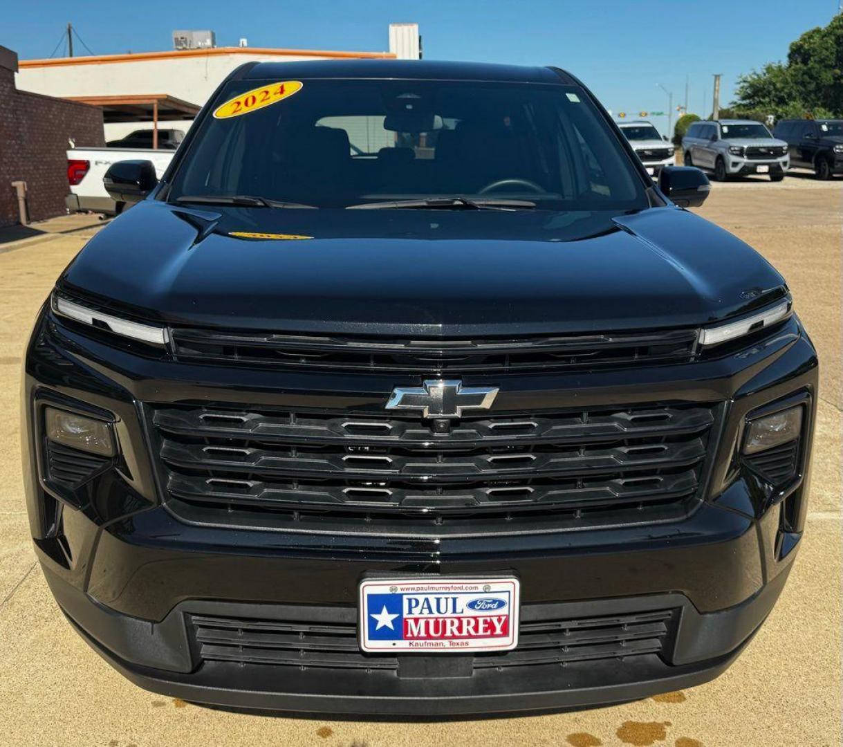 2024 Black Metallic /Black Chevrolet Traverse LS (1GNEVEKS0RJ) with an 2.5L DOHC engine, Automatic transmission, located at 1105 E Mulberry, Kaufman, TX, 75142, (972) 962-2151, 32.589550, -96.300926 - Mosaic Black Metallic 2024 Chevrolet Traverse 4D Sport Utility LS AWD 8-Speed Automatic 2.5L DOHC AWD.<br><br><br>Recent Arrival!<br><br><br>Please call Paul Murrey Ford Inc. In Kaufman Texas A Family Dealership Since 1952 Serving the Dallas Fort Worth and East Texas areas for over 70 years. Please - Photo#2
