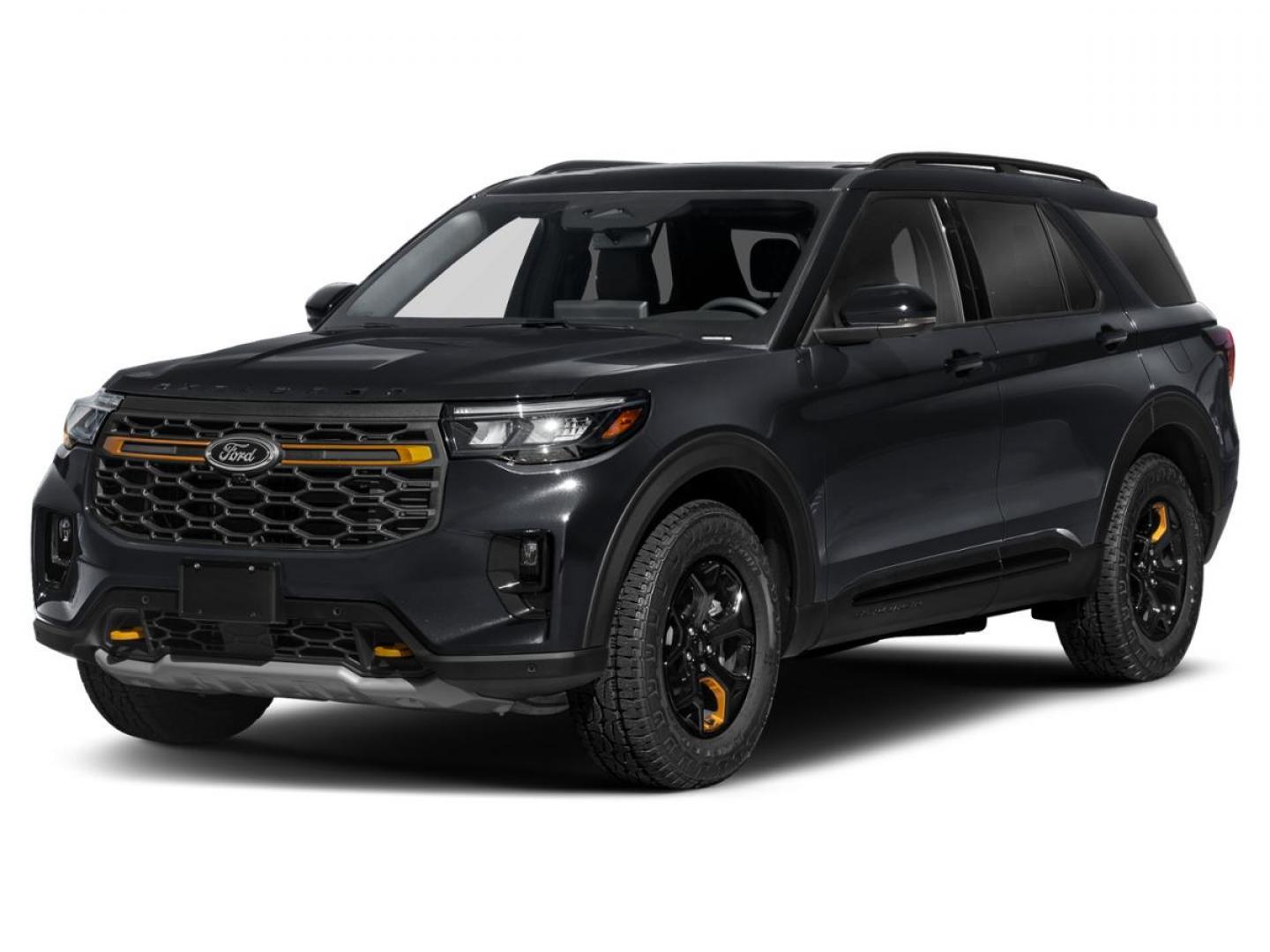 2026 Agate Black Metallic /Onyx Interior Ford Explorer Tremor (1FMWK8JC4TG) with an 3.0L EcoBoost V6 engine, Automatic transmission, located at 1105 E Mulberry, Kaufman, TX, 75142, (972) 962-2151, 32.589550, -96.300926 - Recent Arrival! $1,000 off MSRP!<br><br>4WD.<br>Agate Black Metallic 2026 Ford Explorer 4D Sport Utility Tremor 4WD 10-Speed Automatic 3.0L EcoBoost V6 17/22 City/Highway MPG Price includes: $1000 - Employee Pricing Retail Customer Cash. Exp. 07/06/2026 - Photo#0