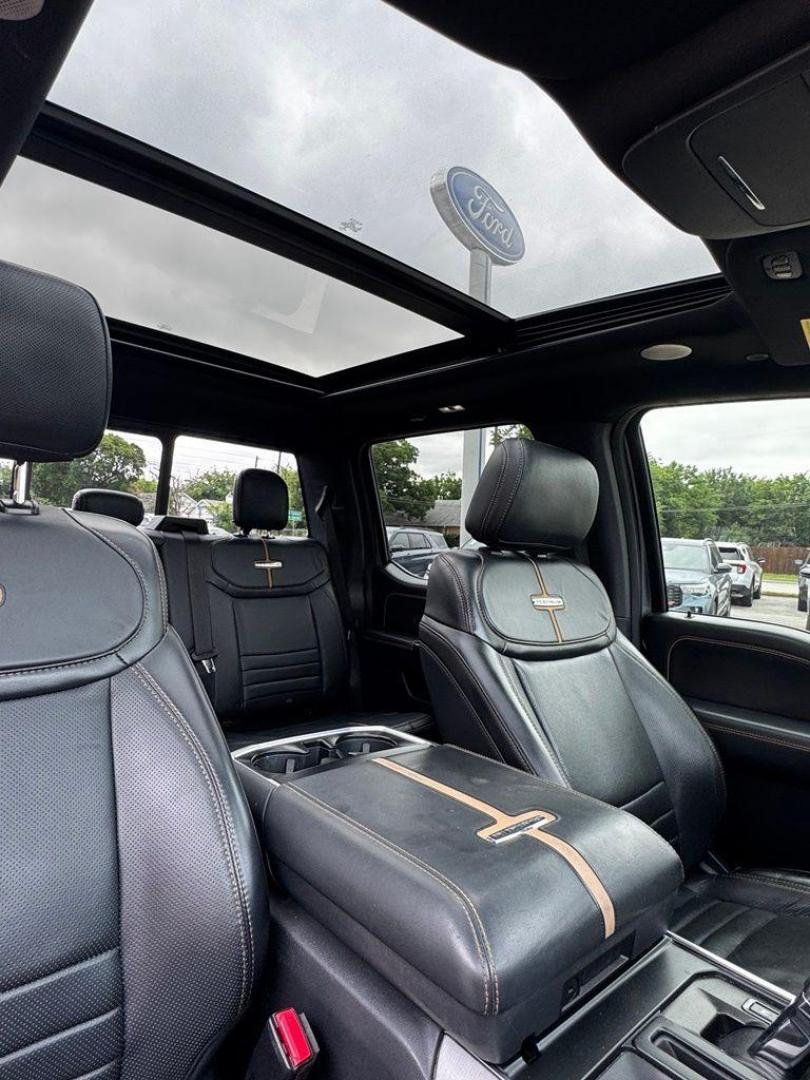 2021 Gray Metallic /Black Ford F-150 Platinum (1FTFW1E83MF) with an 3.5L V6 EcoBoost engine, Automatic transmission, located at 1105 E Mulberry, Kaufman, TX, 75142, (972) 962-2151, 32.589550, -96.300926 - Gray Metallic 2021 Ford F-150 4D SuperCrew Platinum 4WD 10-Speed Automatic 3.5L V6 EcoBoost 4WD.<br><br><br>Recent Arrival! Odometer is 5572 miles below market average!<br><br>Awards:<br> * NACTOY 2021 North American Truck of the Year<br>Please call Paul Murrey Ford Inc. In Kaufman Texas A Family D - Photo#34