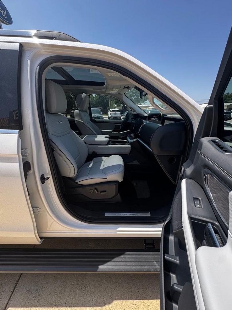 2026 White Metallic /Salt Crystal Gray Ford Expedition Max Platinum (1FMJK1MG2TE) with an 3.5L V6 EcoBoost High Output engine, Automatic transmission, located at 1105 E Mulberry, Kaufman, TX, 75142, (972) 962-2151, 32.589550, -96.300926 - Star White Metallic Tri-Coat 2026 Ford Expedition Max 4D Sport Utility Platinum 4WD 10-Speed Automatic 3.5L V6 EcoBoost High Output- Photo#33