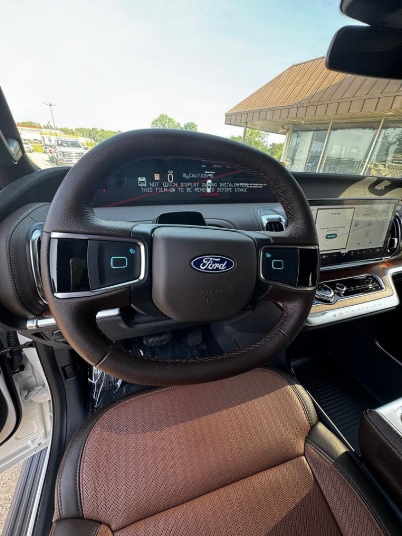2027 White Metallic /Mesa Ford Expedition Max King Ranch (1FMJK1P89VE) with an 3.5L V6 engine, Automatic transmission, located at 1105 E Mulberry, Kaufman, TX, 75142, (972) 962-2151, 32.589550, -96.300926 - Star White Metallic Tri-Coat 2027 Ford Expedition Max 4D Sport Utility King Ranch 4WD 10-Speed Automatic 3.5L V6 15/22 City/Highway MPG- Photo#37
