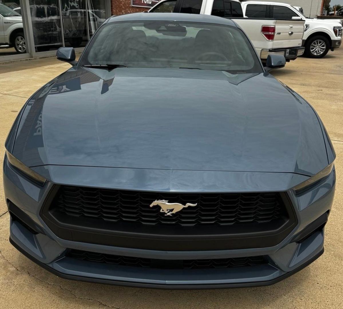 2026 Vapor Blue /Black Onyx Ford Mustang EcoBoost (1FA6P8TH2T5) with an EcoBoost 2.3L I4 GTDi DOHC Turbocharged VCT engine, Automatic transmission, located at 1105 E Mulberry, Kaufman, TX, 75142, (972) 962-2151, 32.589550, -96.300926 - Recent Arrival! $2,500 off MSRP!<br><br><br>Vapor Blue Metallic 2026 Ford Mustang 2D Coupe EcoBoost RWD 10-Speed Automatic EcoBoost 2.3L I4 GTDi DOHC Turbocharged VCT 22/33 City/Highway MPG<br><br>22/33 City/Highway MPG Price includes: $1000 - SSE Down Payment Assistance. Exp. 08/31/2026 $1500 - Ret- Photo#3