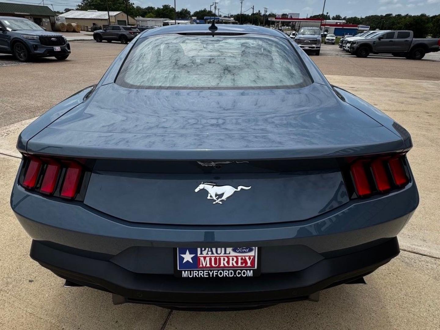 2026 Vapor Blue /Black Onyx Ford Mustang EcoBoost (1FA6P8TH2T5) with an EcoBoost 2.3L I4 GTDi DOHC Turbocharged VCT engine, Automatic transmission, located at 1105 E Mulberry, Kaufman, TX, 75142, (972) 962-2151, 32.589550, -96.300926 - Recent Arrival! $2,500 off MSRP!<br><br><br>Vapor Blue Metallic 2026 Ford Mustang 2D Coupe EcoBoost RWD 10-Speed Automatic EcoBoost 2.3L I4 GTDi DOHC Turbocharged VCT 22/33 City/Highway MPG<br><br>22/33 City/Highway MPG Price includes: $1000 - SSE Down Payment Assistance. Exp. 08/31/2026 $1500 - Ret- Photo#4