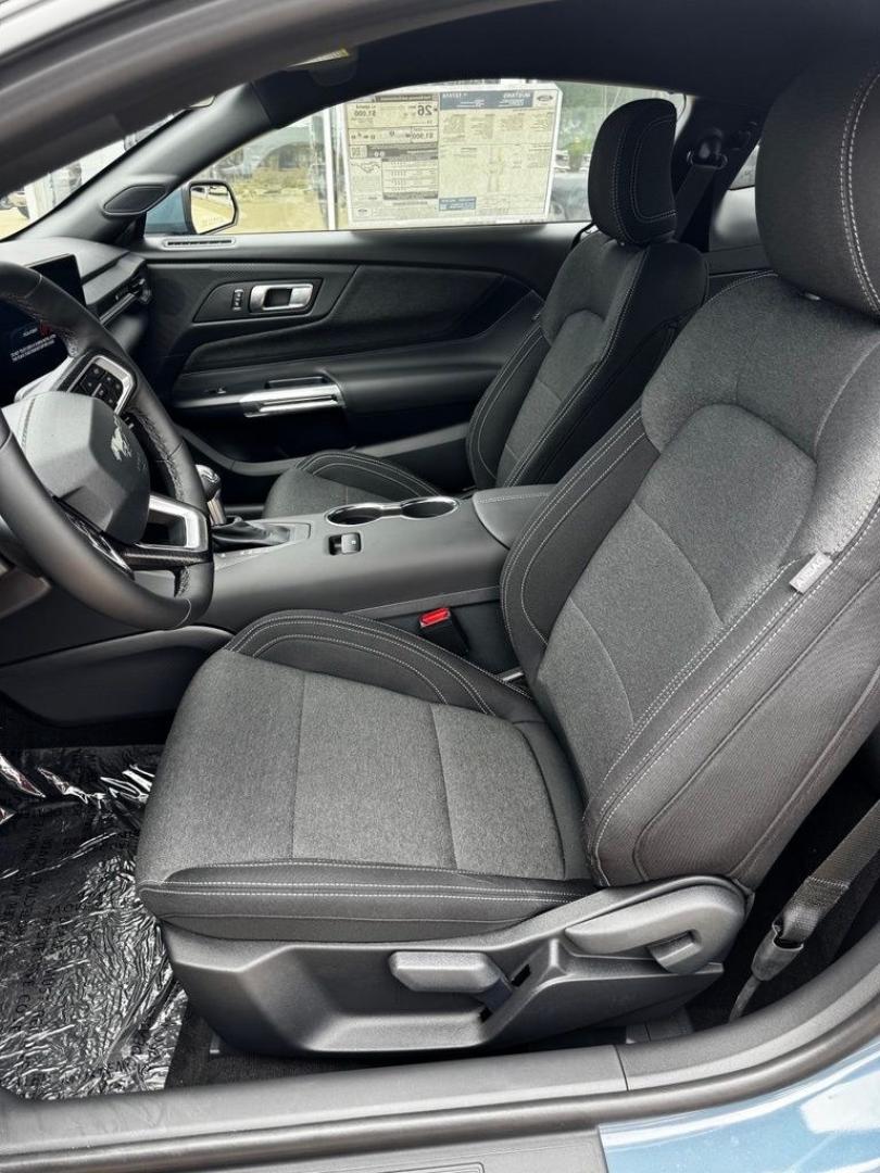 2026 Vapor Blue /Black Onyx Ford Mustang EcoBoost (1FA6P8TH2T5) with an EcoBoost 2.3L I4 GTDi DOHC Turbocharged VCT engine, Automatic transmission, located at 1105 E Mulberry, Kaufman, TX, 75142, (972) 962-2151, 32.589550, -96.300926 - Recent Arrival! $2,500 off MSRP!<br><br><br>Vapor Blue Metallic 2026 Ford Mustang 2D Coupe EcoBoost RWD 10-Speed Automatic EcoBoost 2.3L I4 GTDi DOHC Turbocharged VCT 22/33 City/Highway MPG<br><br>22/33 City/Highway MPG Price includes: $1000 - SSE Down Payment Assistance. Exp. 08/31/2026 $1500 - Ret- Photo#10