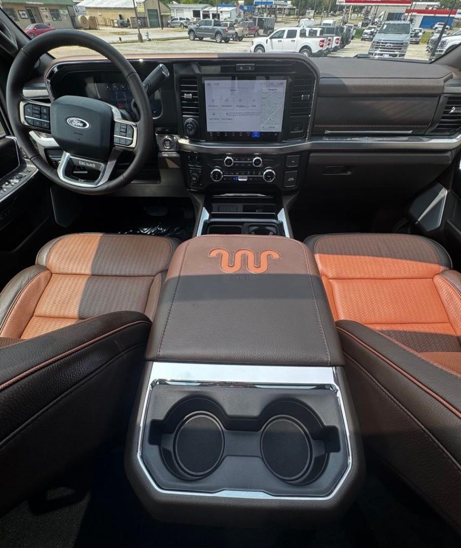 2026 White Metallic /Java Ford F-350SD King Ranch (1FT8W3BM1TE) with an 6.7L High Output Power Stroke V8 Diesel engine, Automatic transmission, located at 1105 E Mulberry, Kaufman, TX, 75142, (972) 962-2151, 32.589550, -96.300926 - Recent Arrival!<br><br>4WD.<br>Star White Metallic Tri-Coat 2026 Ford F-350SD 4D Crew Cab King Ranch 4WD 10-Speed Automatic 6.7L High Output Power Stroke V8 Diesel- Photo#29