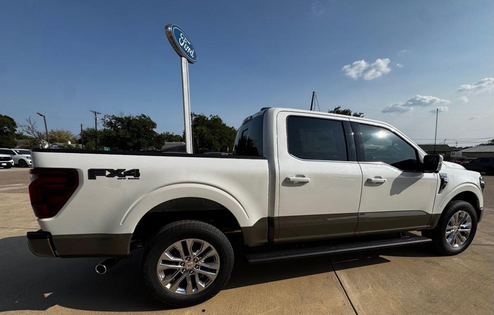 2026 Brown /Java Ford F-150 King Ranch (1FTFW6L83TF) with an 3.5L V6 EcoBoost engine, Automatic transmission, located at 1105 E Mulberry, Kaufman, TX, 75142, (972) 962-2151, 32.589550, -96.300926- Photo#8