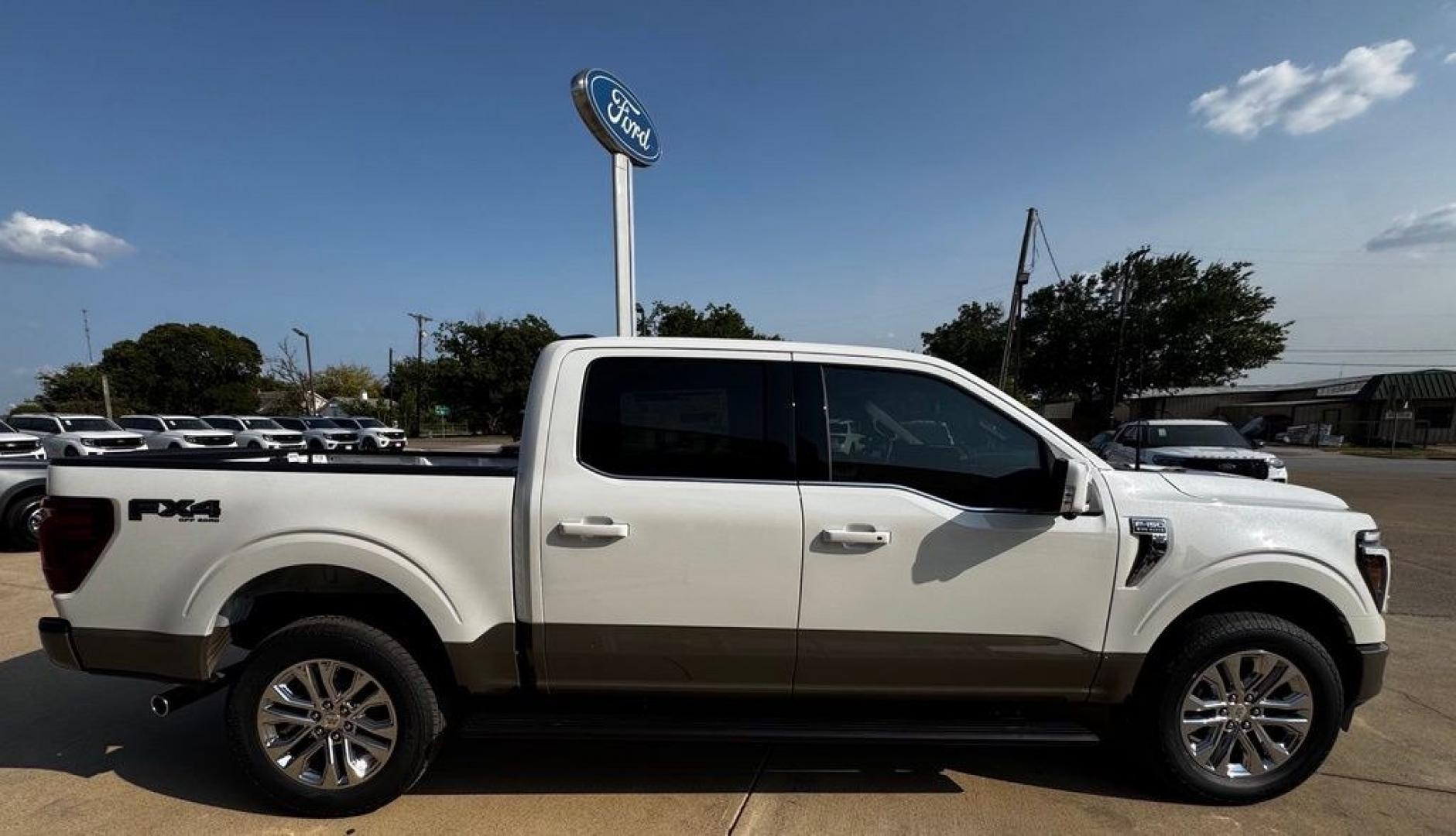 2026 Brown /Java Ford F-150 King Ranch (1FTFW6L83TF) with an 3.5L V6 EcoBoost engine, Automatic transmission, located at 1105 E Mulberry, Kaufman, TX, 75142, (972) 962-2151, 32.589550, -96.300926- Photo#9