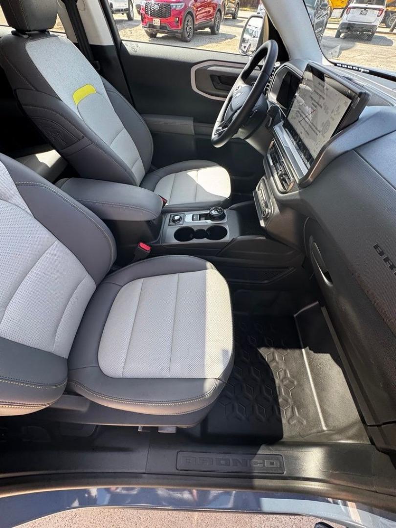 2026 Azure Gray Metallic /Dark Space Gray Ford Bronco Sport Badlands (3FMCR9DA8TR) with an EcoBoost 2.0L I4 GTDi DOHC Turbocharged VCT engine, Automatic transmission, located at 1105 E Mulberry, Kaufman, TX, 75142, (972) 962-2151, 32.589550, -96.300926- Photo#32