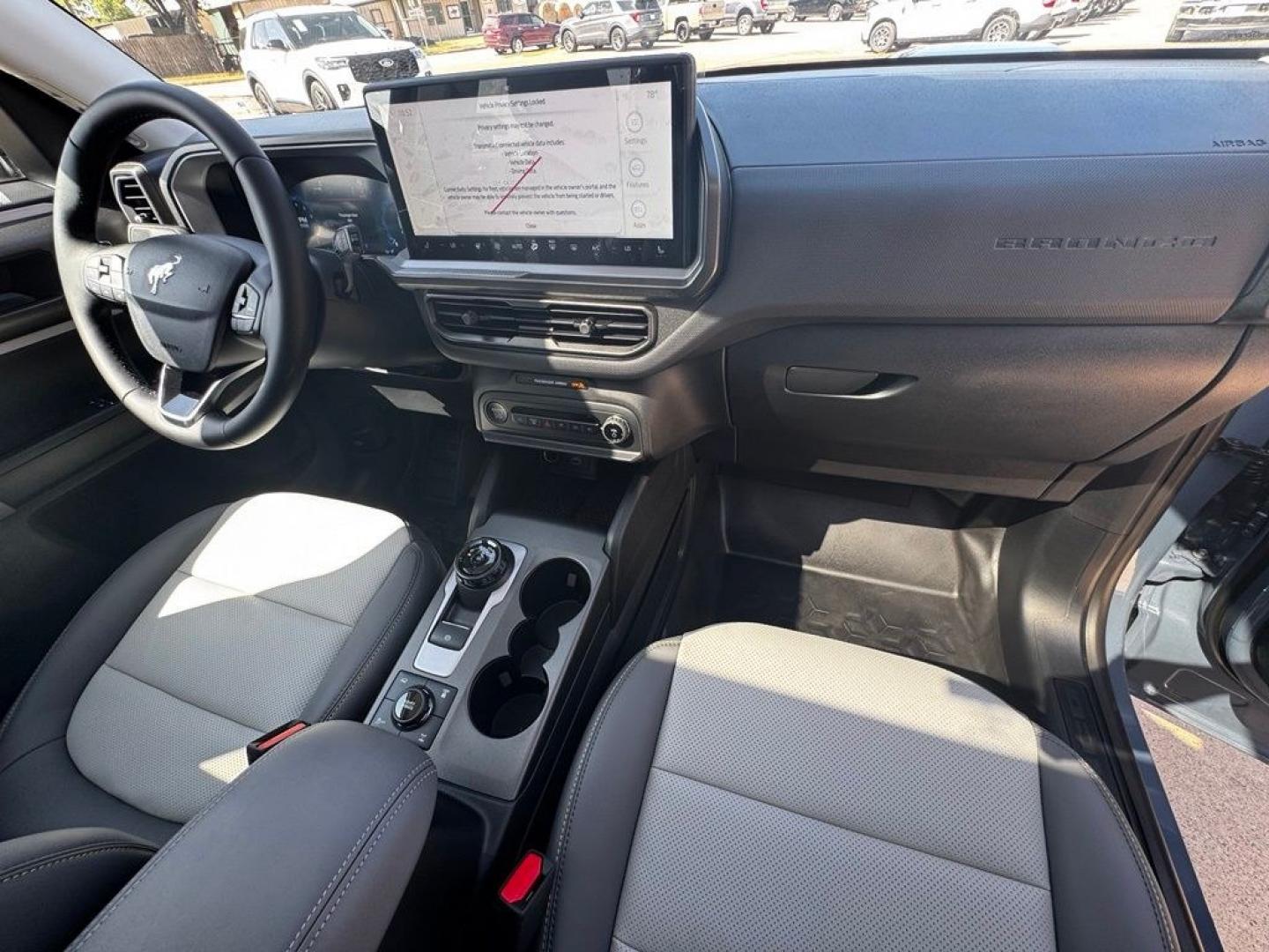 2026 Azure Gray Metallic /Dark Space Gray Ford Bronco Sport Badlands (3FMCR9DA8TR) with an EcoBoost 2.0L I4 GTDi DOHC Turbocharged VCT engine, Automatic transmission, located at 1105 E Mulberry, Kaufman, TX, 75142, (972) 962-2151, 32.589550, -96.300926- Photo#35