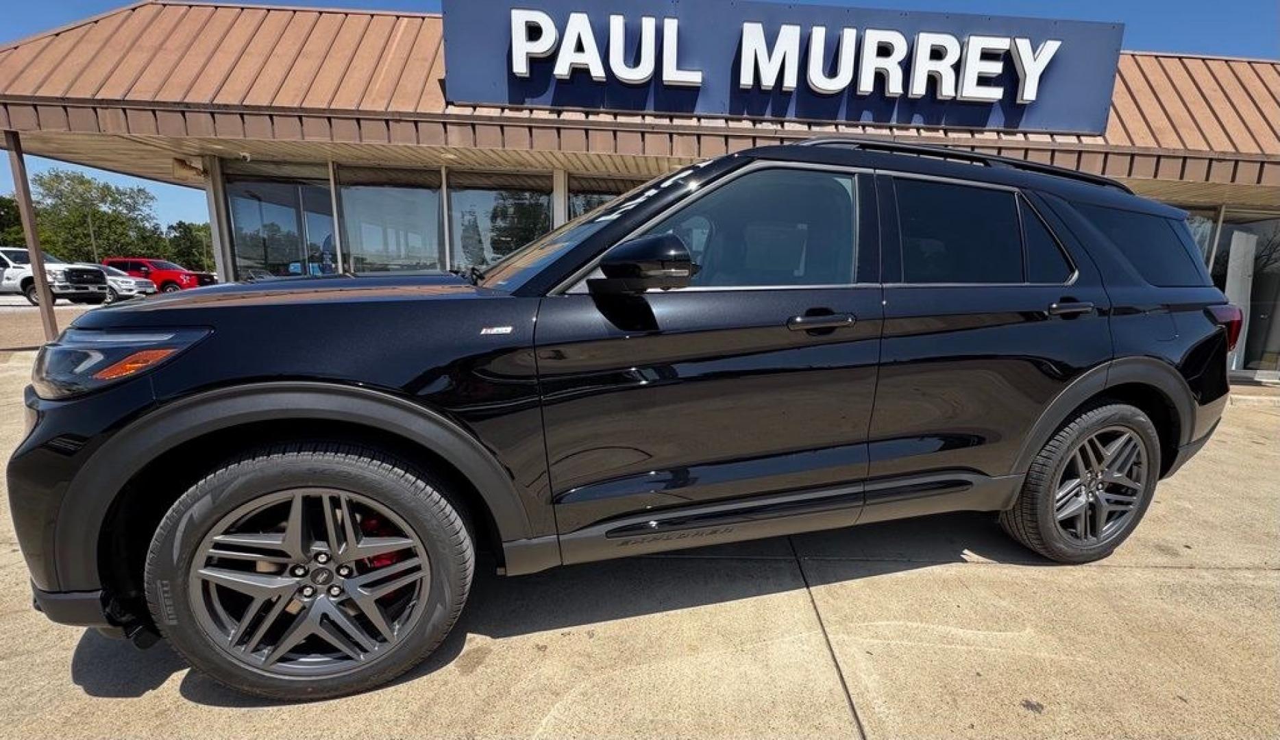 2026 Black Metallic /Onyx Ford Explorer ST-Line (1FMUK7KH8TG) with an 2.3L EcoBoost I-4 engine, Automatic transmission, located at 1105 E Mulberry, Kaufman, TX, 75142, (972) 962-2151, 32.589550, -96.300926- Photo#0