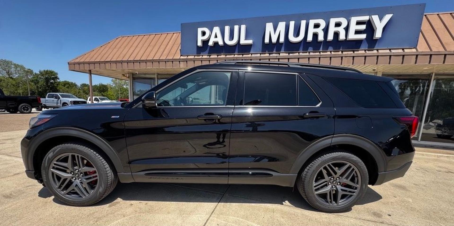2026 Black Metallic /Onyx Ford Explorer ST-Line (1FMUK7KH8TG) with an 2.3L EcoBoost I-4 engine, Automatic transmission, located at 1105 E Mulberry, Kaufman, TX, 75142, (972) 962-2151, 32.589550, -96.300926- Photo#1