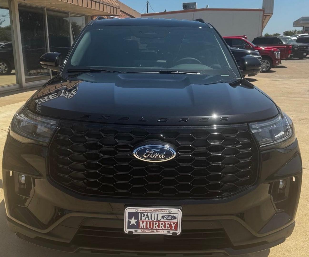 2026 Black Metallic /Onyx Ford Explorer ST-Line (1FMUK7KH8TG) with an 2.3L EcoBoost I-4 engine, Automatic transmission, located at 1105 E Mulberry, Kaufman, TX, 75142, (972) 962-2151, 32.589550, -96.300926- Photo#3