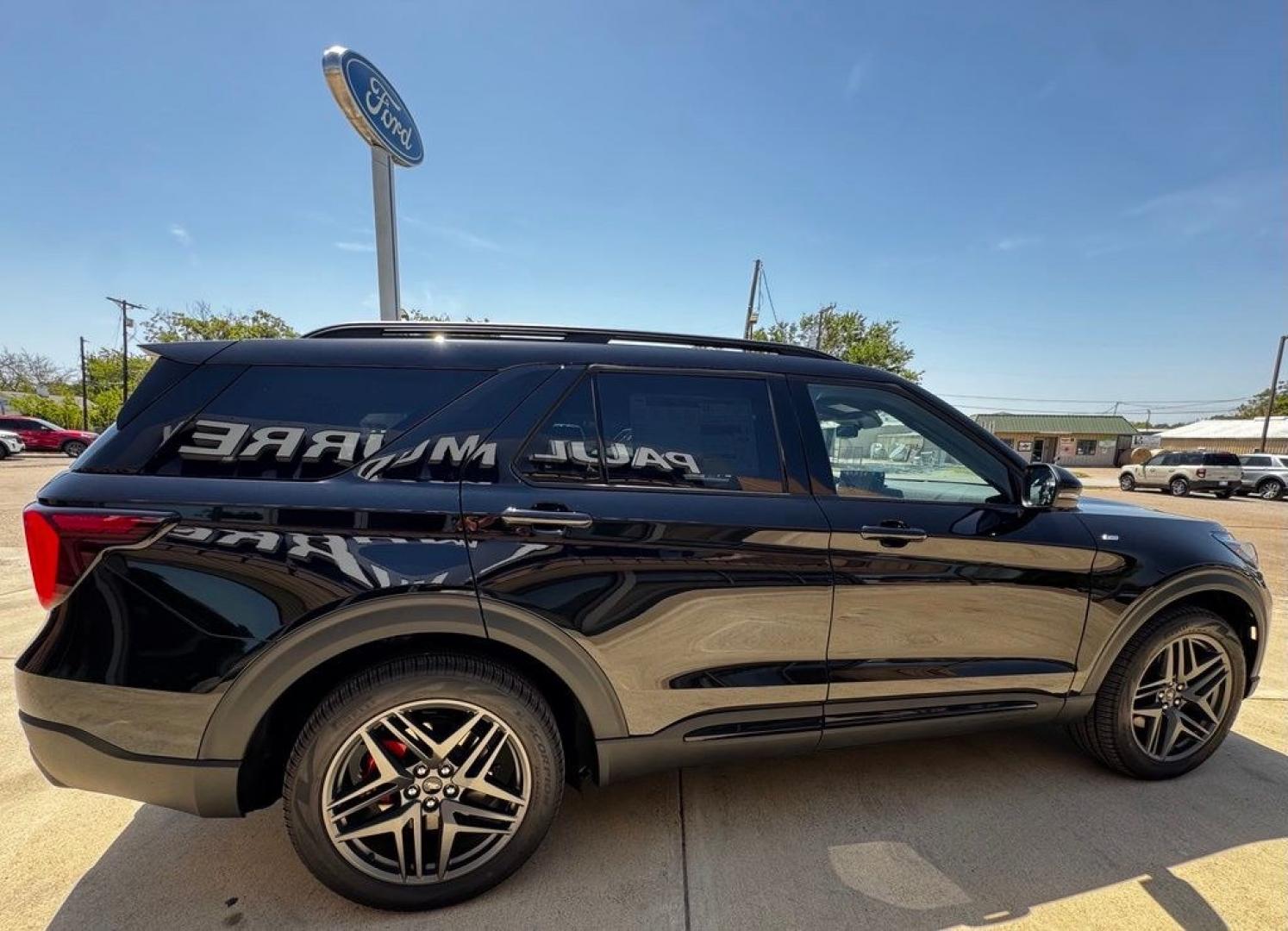 2026 Black Metallic /Onyx Ford Explorer ST-Line (1FMUK7KH8TG) with an 2.3L EcoBoost I-4 engine, Automatic transmission, located at 1105 E Mulberry, Kaufman, TX, 75142, (972) 962-2151, 32.589550, -96.300926- Photo#12